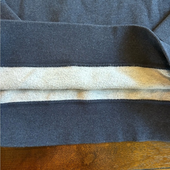 Maison Labiche Charonne The Dude LS Crew Sweatshirt Men’s Medium Navy Blue - Picture 8 of 12